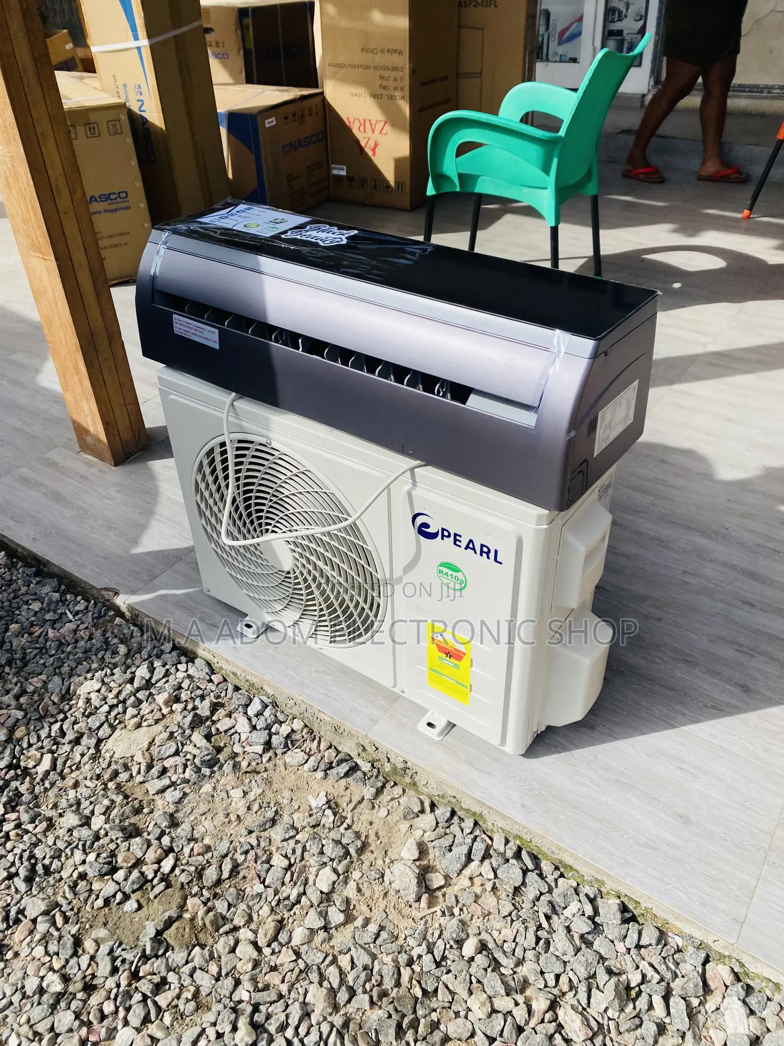 Affordable Pearl 1.5hp R410 Air Conditioner(Black) 