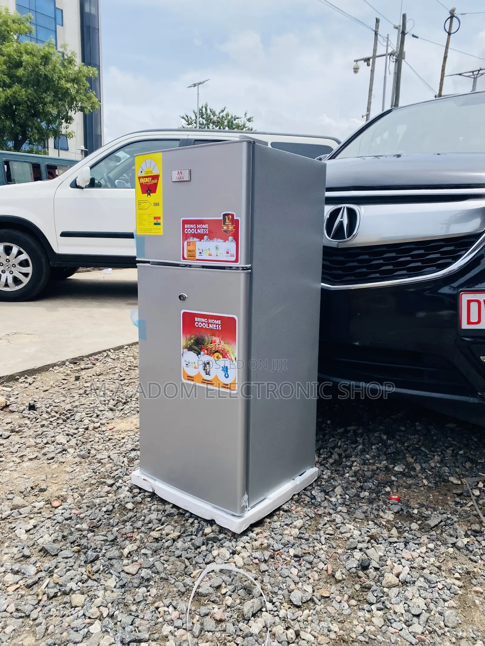 Double Door Zara 135 KH Two Door Electric Fridge.