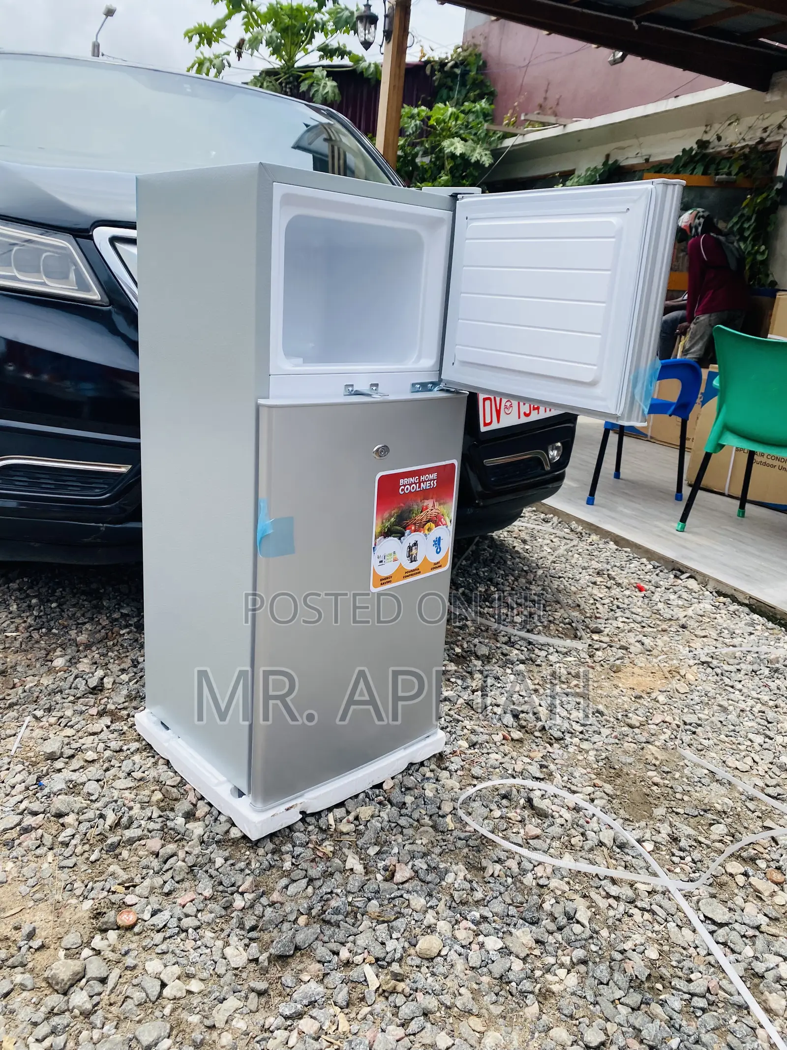 Adorable Zara 135 KH 2 Doo Top Freezer Fridge(Gray).