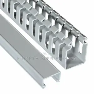 Grey PVC Panel Trunking for Electrical Control Panels