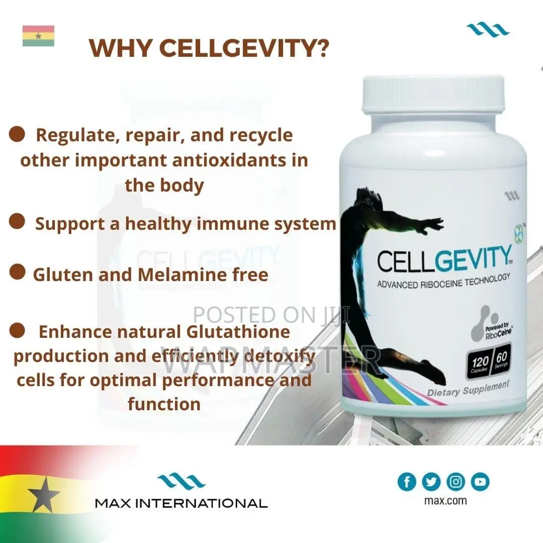 Cellgevity Available - 30 Capsules Bottle