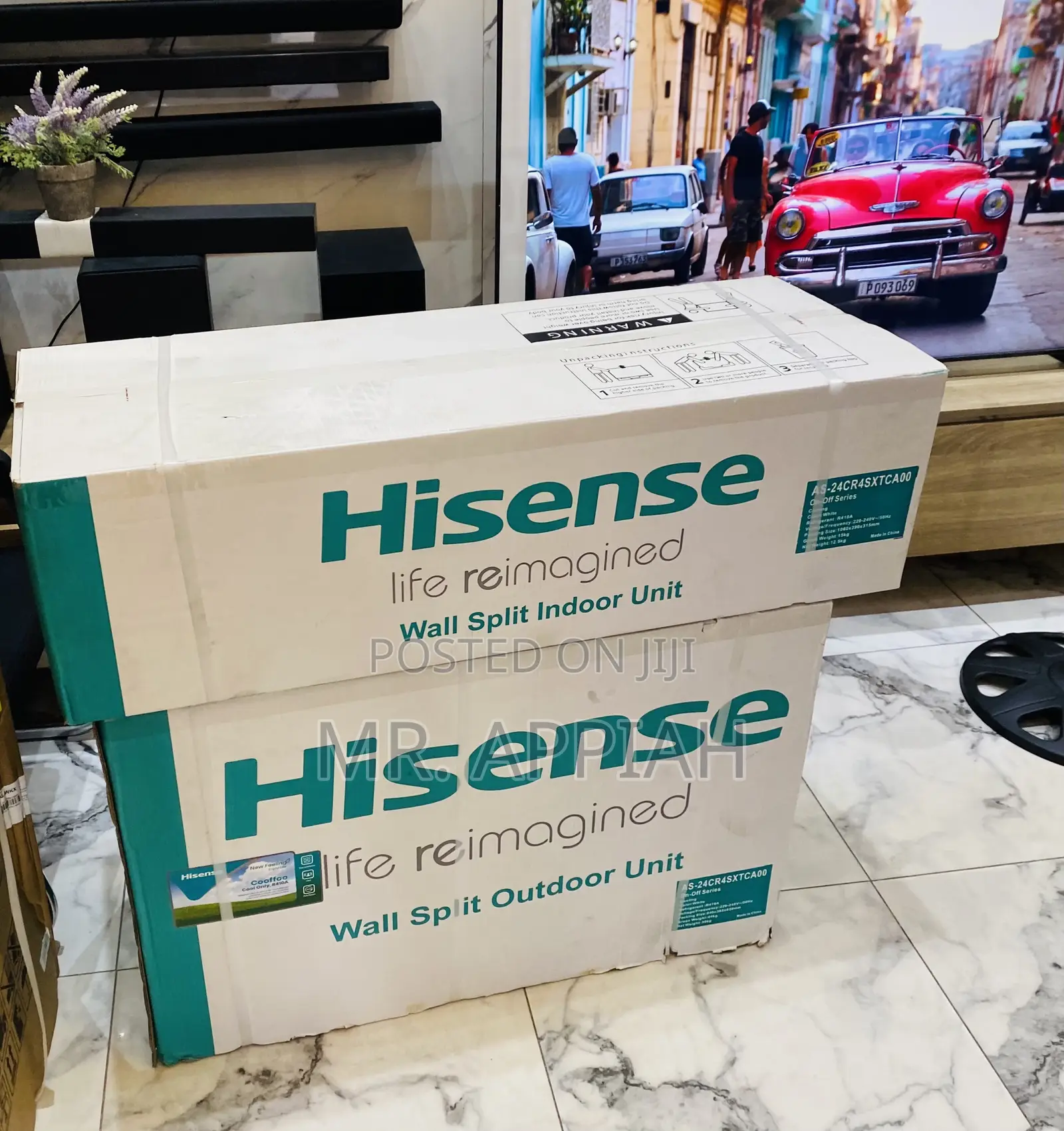 Split Type Hisense 1.5hp R410 Gas Air Conditioner.