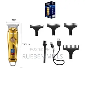 Close Shaving Kemei Km-427 Beard Trimmer Barbering Machine