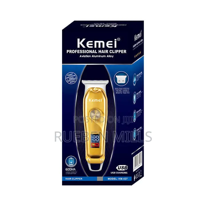 Smooth Shaver Kemei Electric Beard Trimmer Barbering Machine