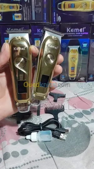 Smooth Shaver Kemei Electric Beard Trimmer Barbering Machine
