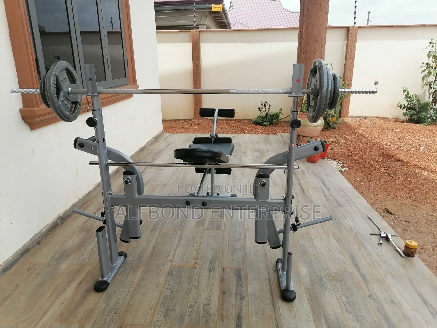 Ksmile Multifunction Bench Press With 50kg Weight