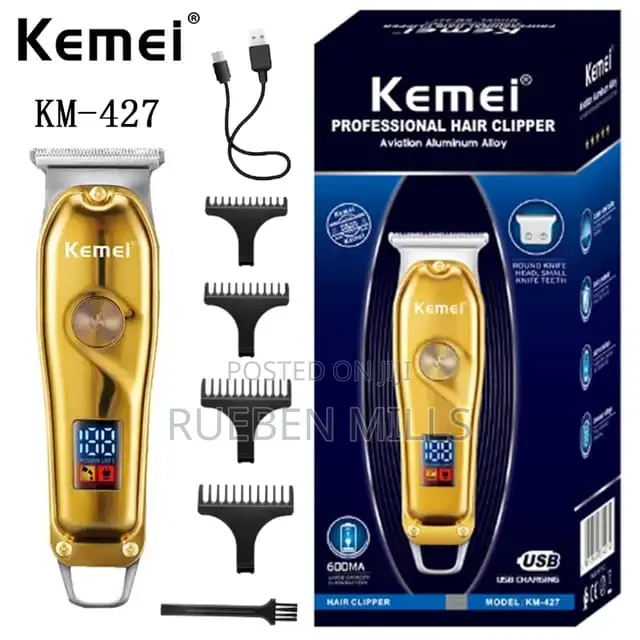 First Grade Kemei Km-427 Close Shaving Beard Trimmer Machine