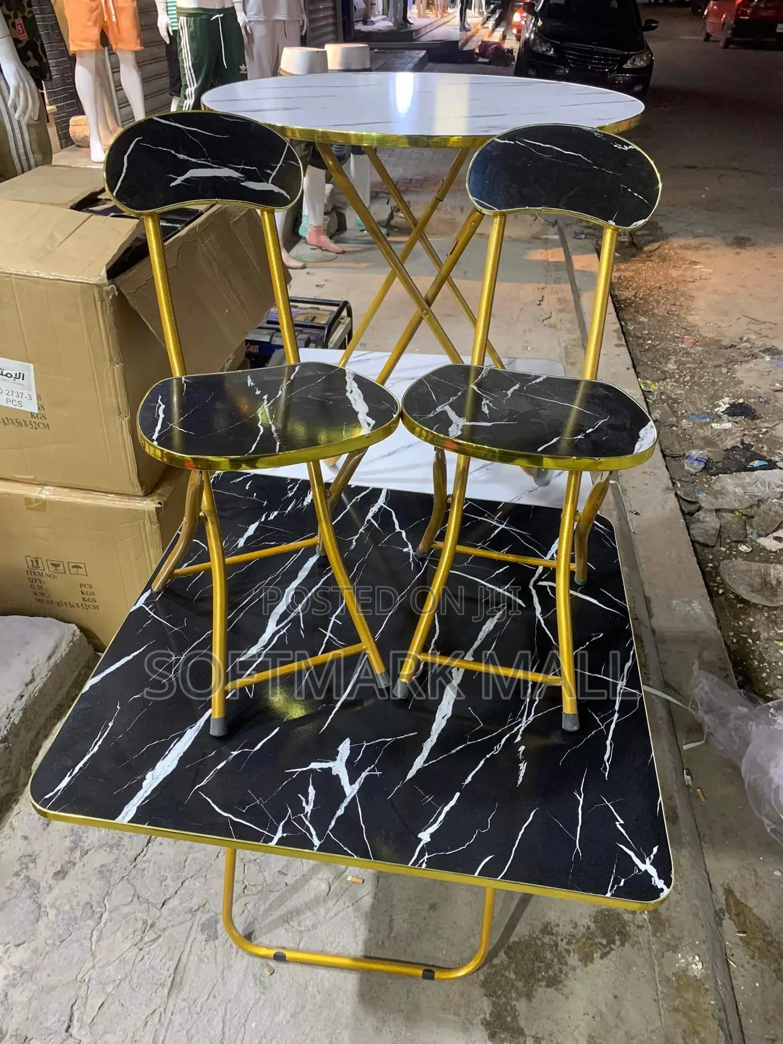 Folding Table With 2 Chairs
