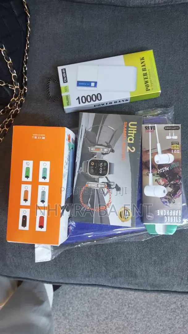 3 In 1; Smart Watch, Earpod, Phone And More Accessories