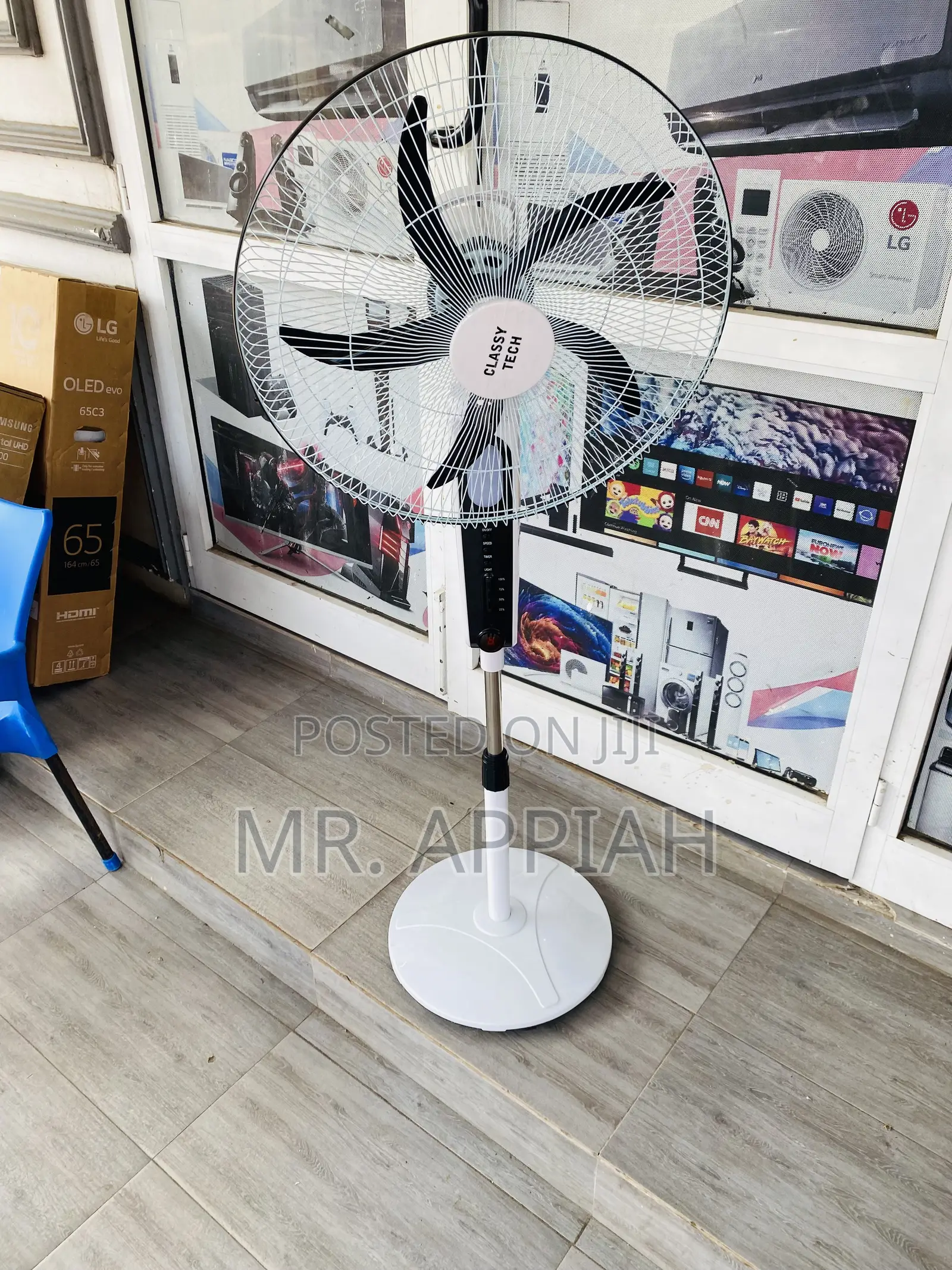 Elegant Classy Tech 18 Rechargeable With Remote Fan.