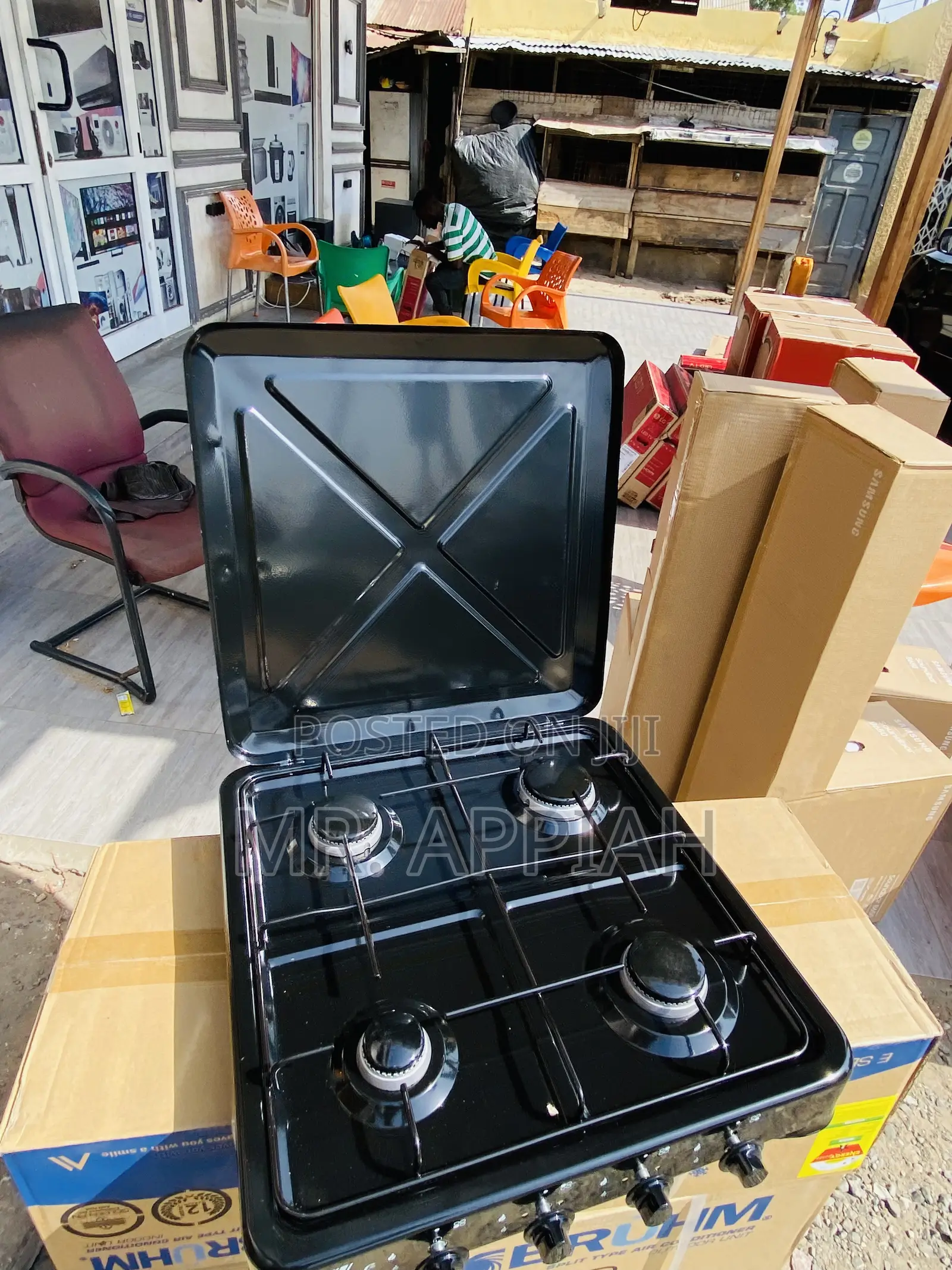 Purchase Original Yucel 4 Gas Table Top Cooker(Black).