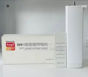 Remote Control Wifi Smart Curtain Motor With 3.5m Rail Track