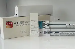 Remote Control Wifi Smart Curtain Motor With 3.5m Rail Track