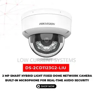 Hikvision 2mp Smart Light Dome Network Ip Audio Camera Netwo