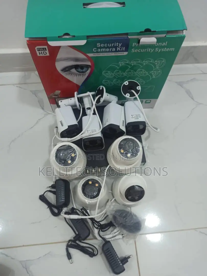 8-Channel 1080p FHD Camera Full Kits
