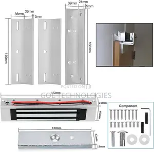 280KG Magnetic Lock With ZL Bracket