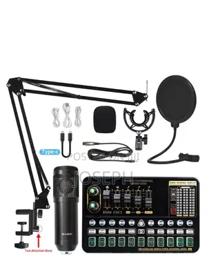 Recording Microphone With Sound Card Original