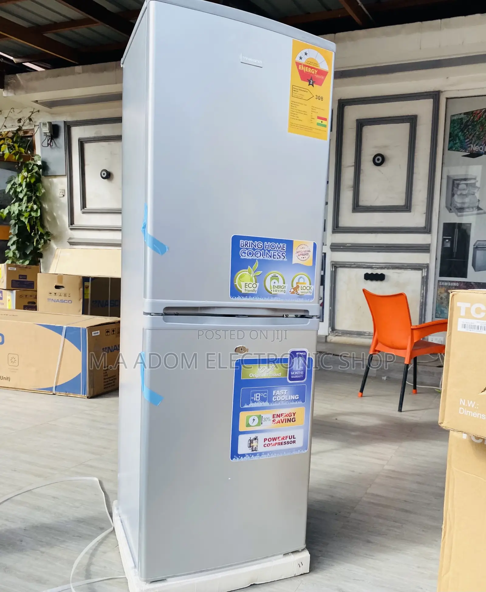 Nasco 147L Bottom Mount Freezer Fridge [NASD2-20].