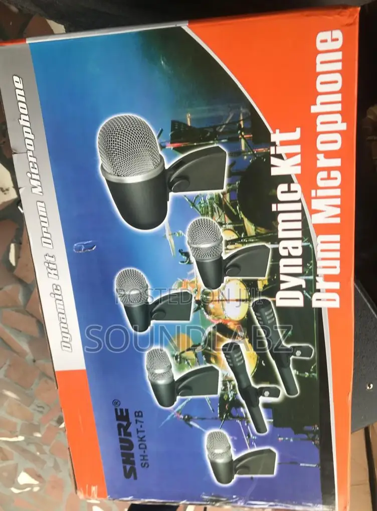 Shure 7-Kit Drum Microphone (SH-DKT-7B)