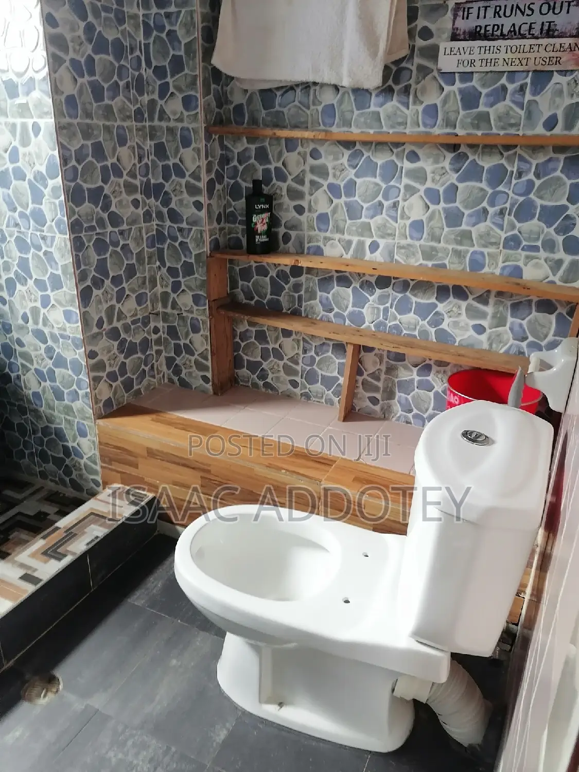 Furnished 1bdrm Apartment in Sakumono, Baatsona Total for rent