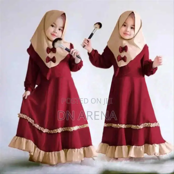 Kids Abaya Muslim Outfits for Kiids Modest Wear