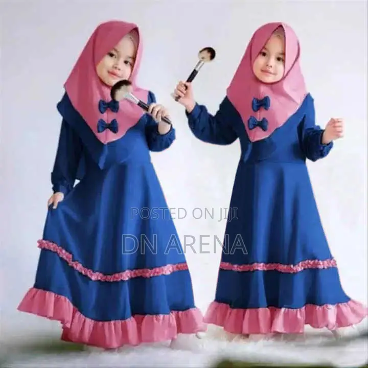 Kids Abaya Muslim Outfits for Kiids Modest Wear