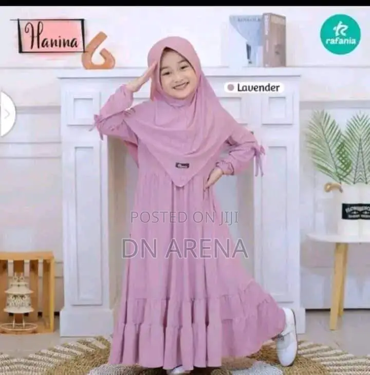 Kids Abaya Muslim Outfits for Kiids Modest Wear