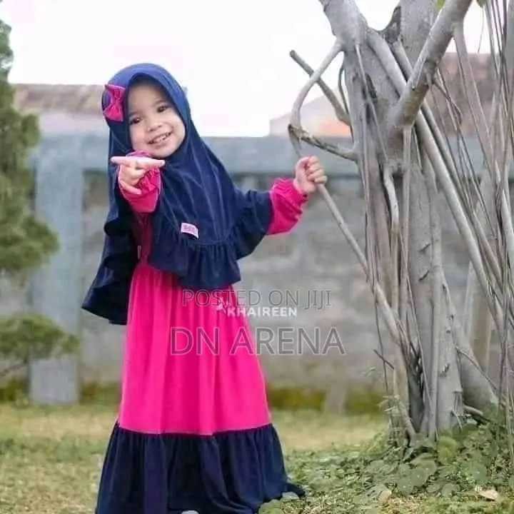 Kids Abaya Muslim Outfits for Kiids Modest Wear