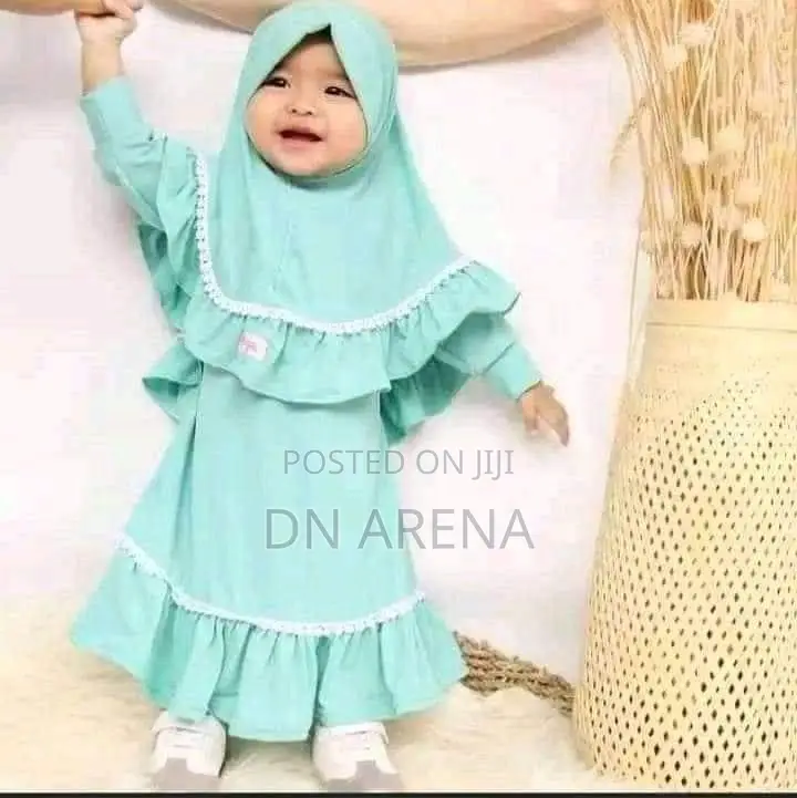 Kids Abaya Muslim Outfits for Kiids Modest Wear