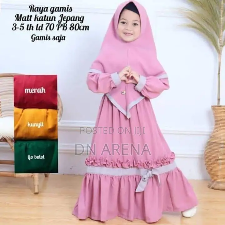 Kids Abaya Muslim Outfits for Kiids Modest Wear