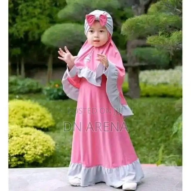 Kids Abaya Muslim Outfits for Kiids Modest Wear