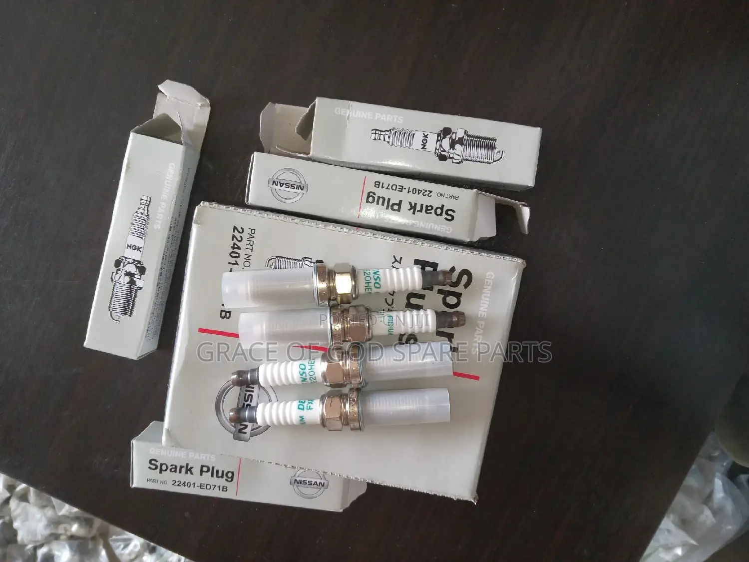 Nissan Versa 2015-17 2.4L Spark Plugs Original