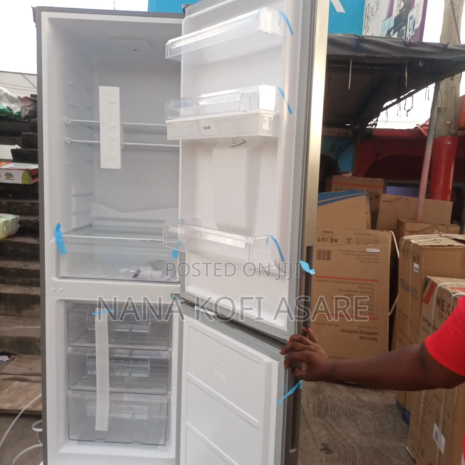 Roch 310litres Buttom Freezer With Dispenser