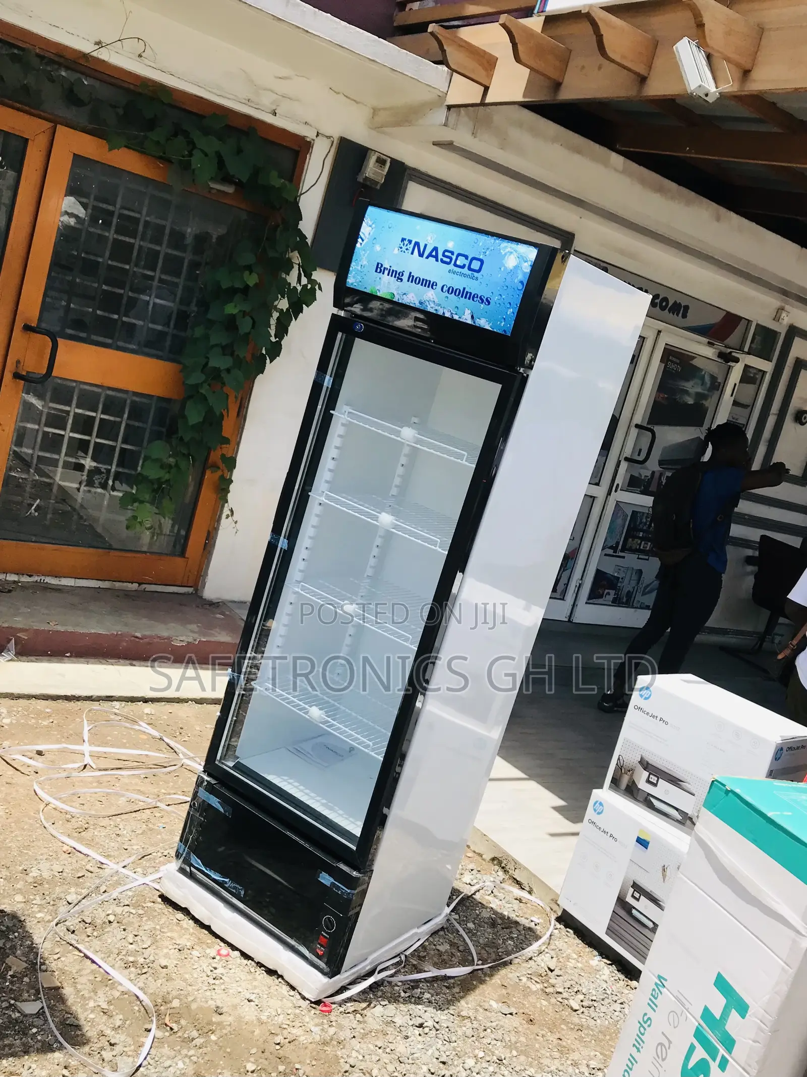 Singledoor Nasco Nas360fl-1dr Display Electric Fridge