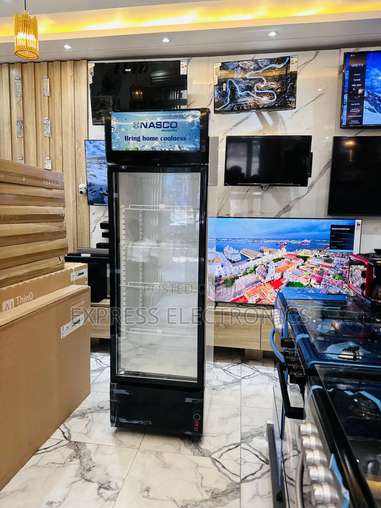 Very Awesome Single Door Nas400fl-1dr Display Fridge.