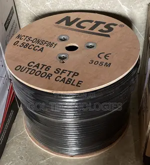 Double Coated Cat6 SFTP 0.58CCA Outdoor Cable