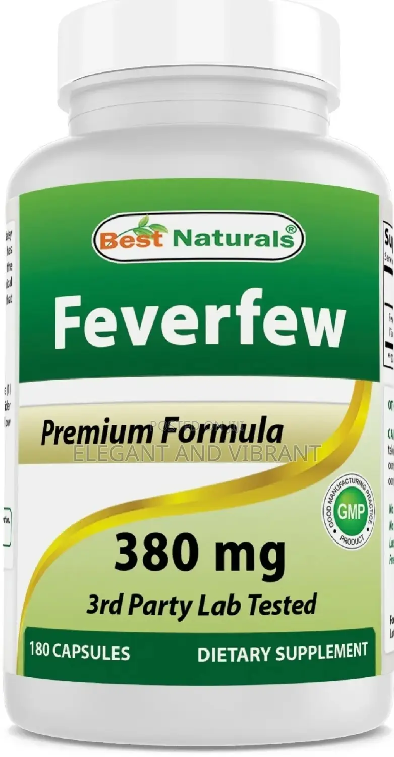 Best Naturals Feverfew 380 Mg 180 Capsules