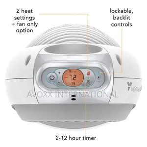 Sensa Nursery Space Heater, 1200W With Adjustable Thermostat