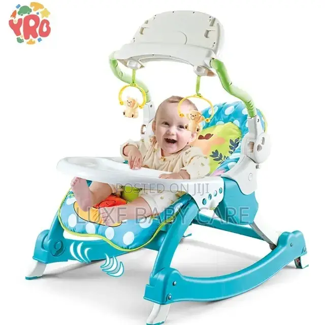 Multifunctional Rocking Chair With Removable Music Tray