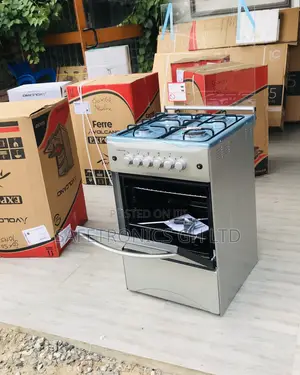 50x50 4 Gas Cooker Auto Ignition Rotisserie Volcano