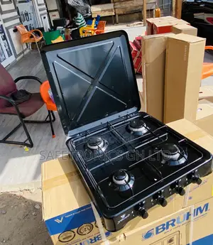 Reliable 4 Gas Cooker Yucel Black Tabletop
