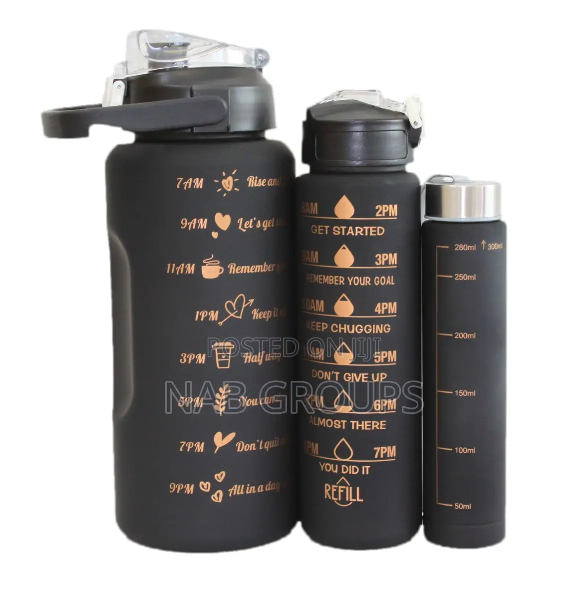 3 In 1 Water Bottle
