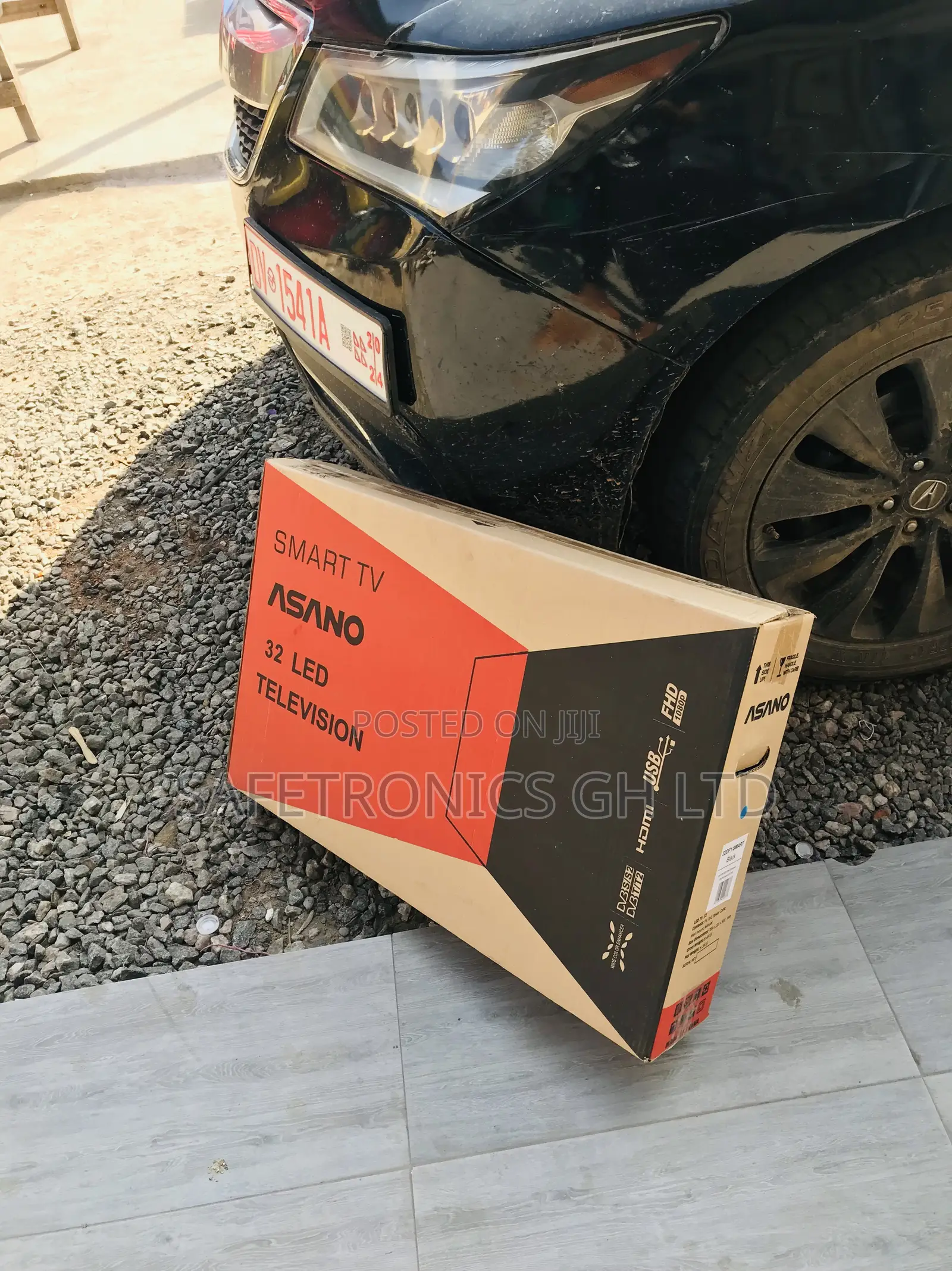 Full HD Asano 32 Inches Glossy Led Black Tv