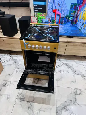 Gold Color Stove Oven 4burner 50/50