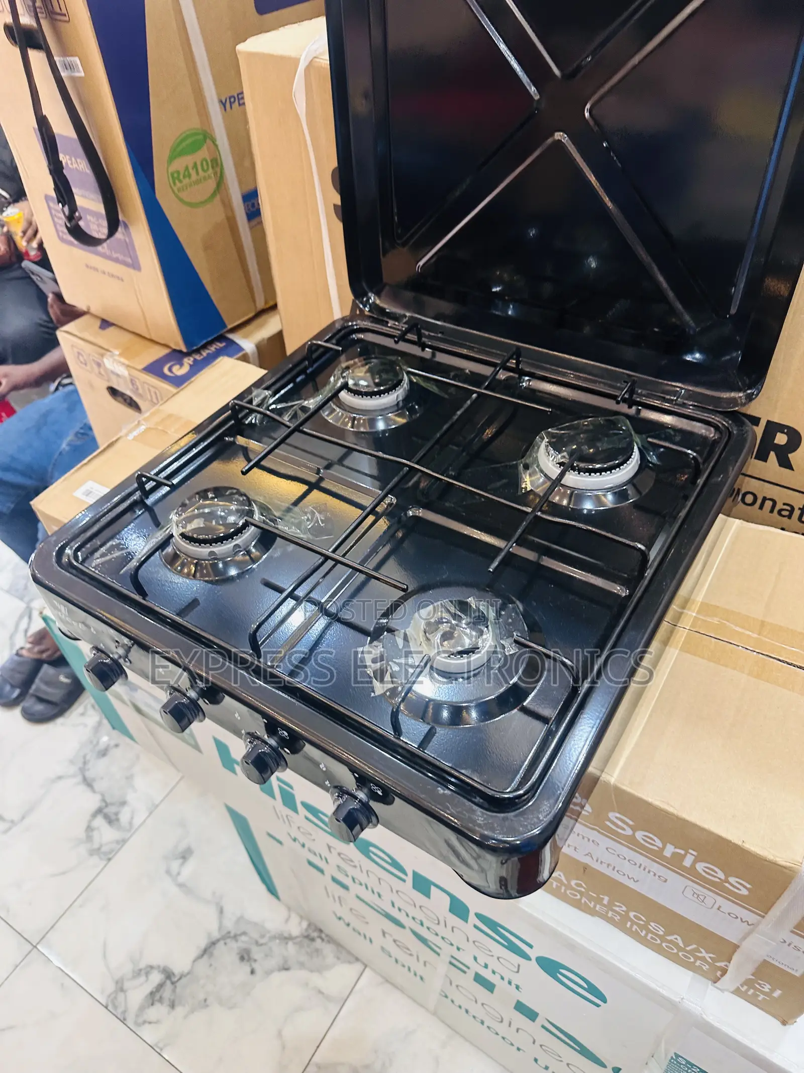 High Quality Sleek Table Top Gas Cooker 4burner Yucel