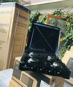 Available Volcano Tabletop 4 Gas Cooker Black