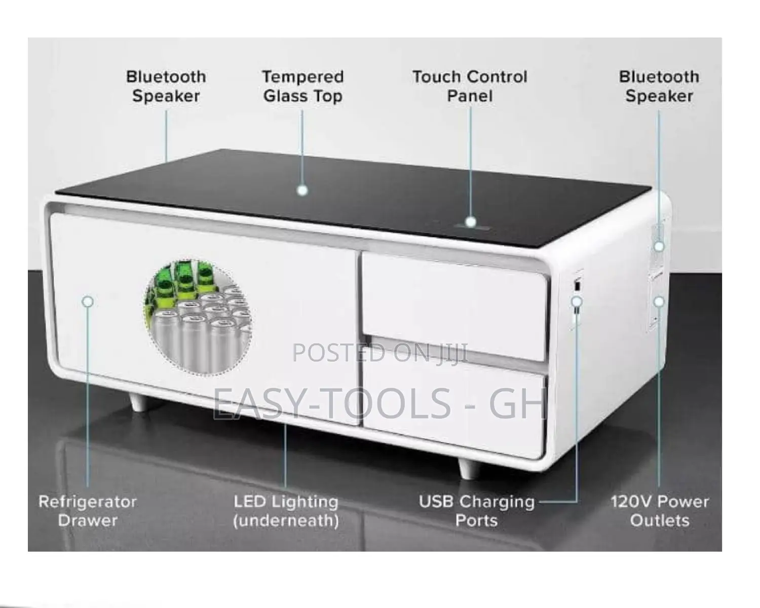 Digital Center Coffer Table