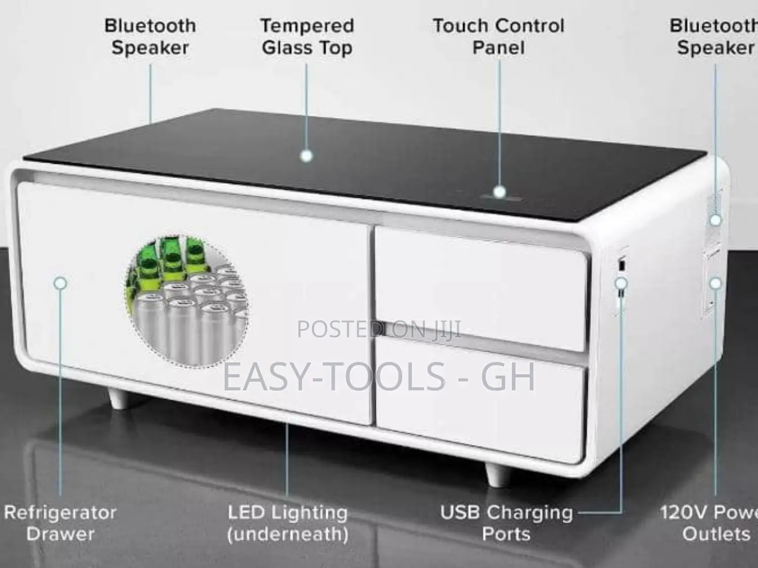 Digital Center Coffer Table
