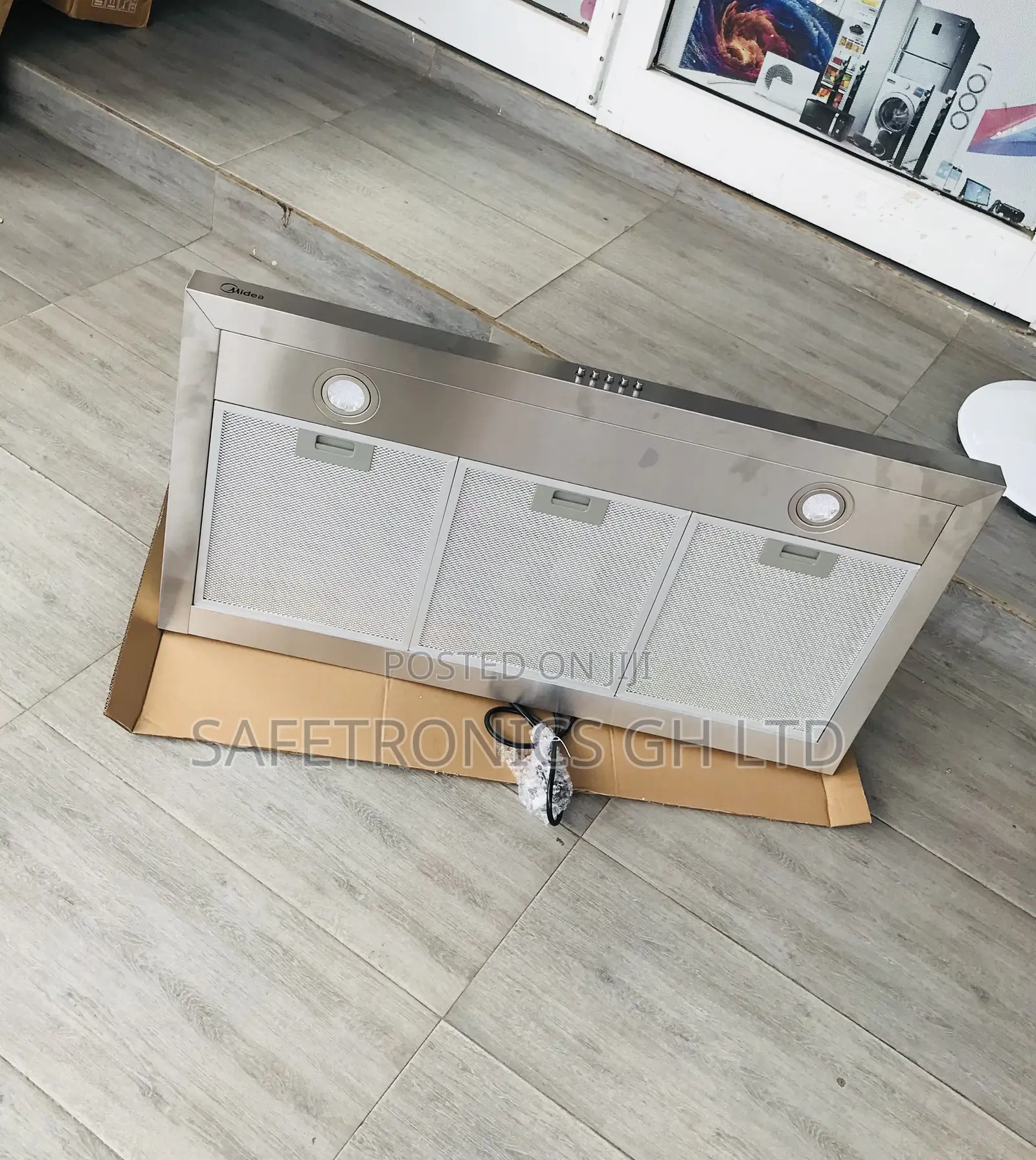 Midea Essential 90M21 90cm Cooker Hood Gray