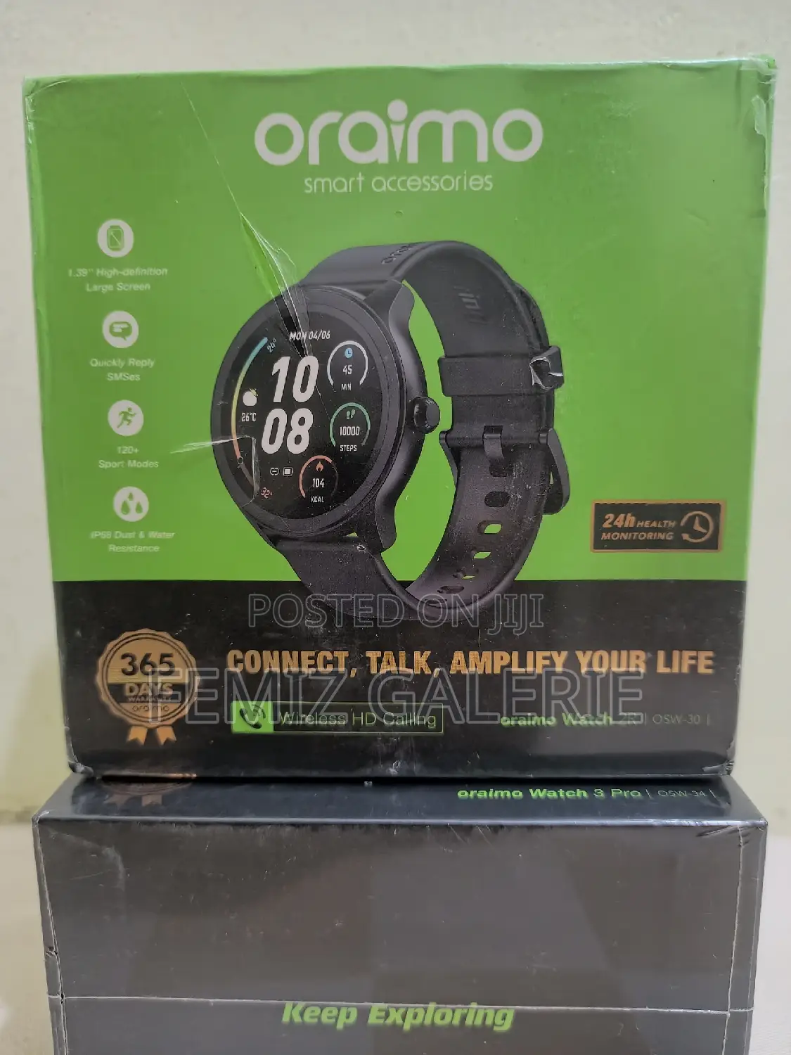 Oraimo Watch 2r 1.39" TFT Ip68 Smart Watch